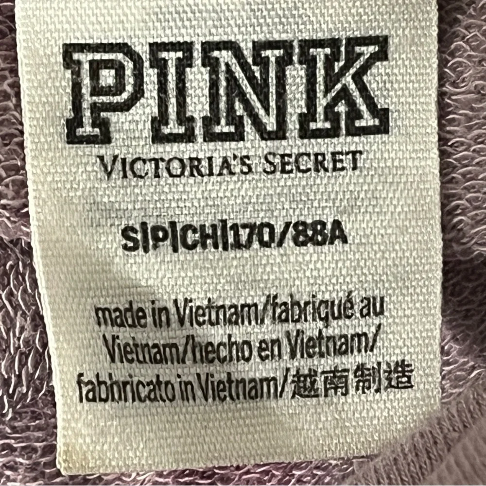 Victoria's Secret PINK Tie Dye Long Sleeve Cowl Neck Purple Sweatshirt